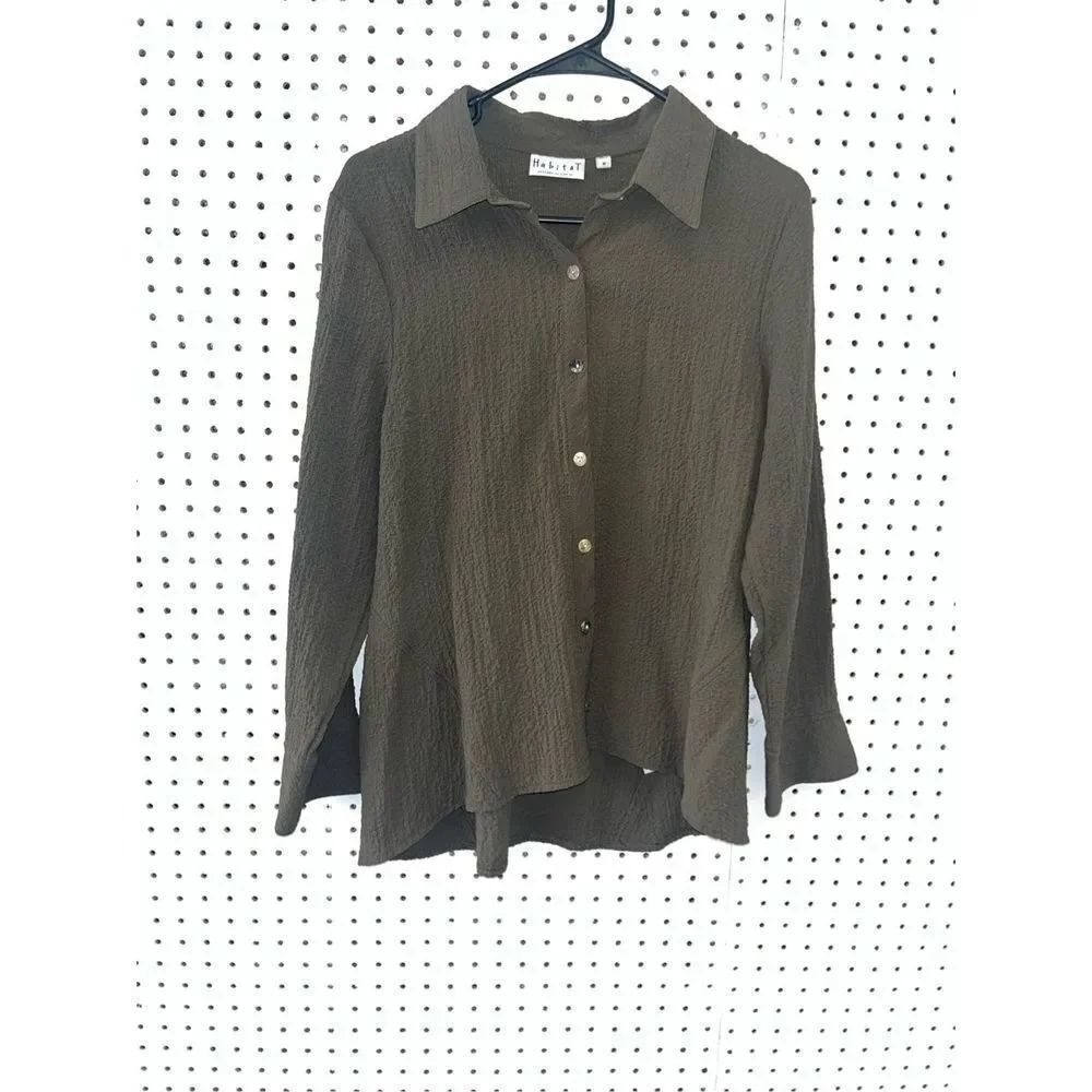 Habitat button down blouse